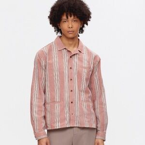 KOTN Agami Shirt Men’s Size Small Dusty Pink Button Up Down Long Sleeve